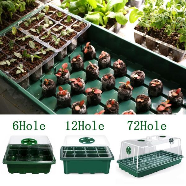 

home nursery box garden planting plastic flower pots 4 breathable holes green insulation moisture succulent plate planters &