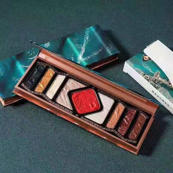 

makeup pressed eyeshadow powder palette 8 colors eye shadow palettes and blush 1pic