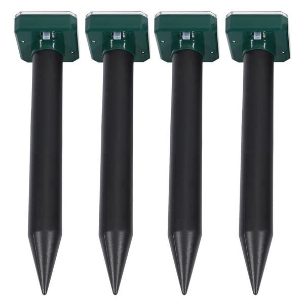 

bike groupsets mole repellent, 4 pack ultrasonic animal repellent solar powered gopher and vole chaser humane rodent