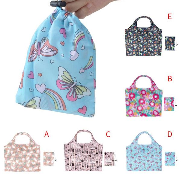 

eco shopping bag travel grocery handbag foldable storage large capacity bags
