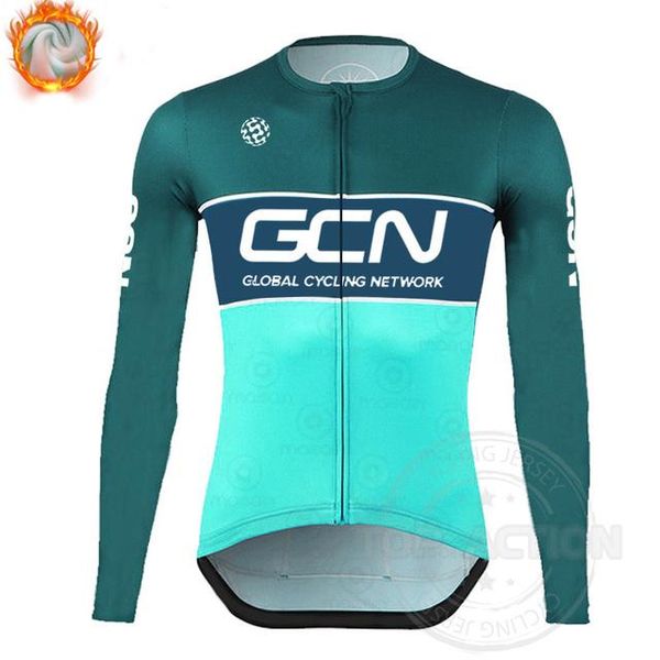 

racing sets pro team thermal fleece cycling jersey invierno long sleeve bike jacket winter bicycle clothes mens cycle wear, Black;blue