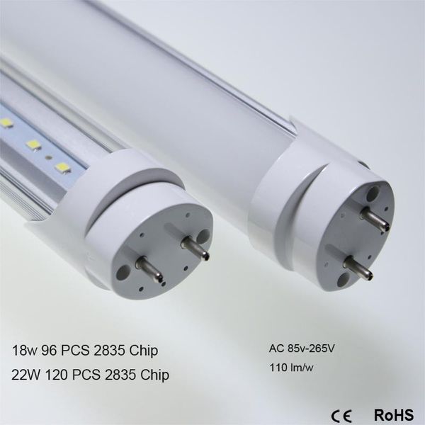 

bulbs 30 pcs 1200mm led tube lamp 18w 22w t8 4ft 120leds