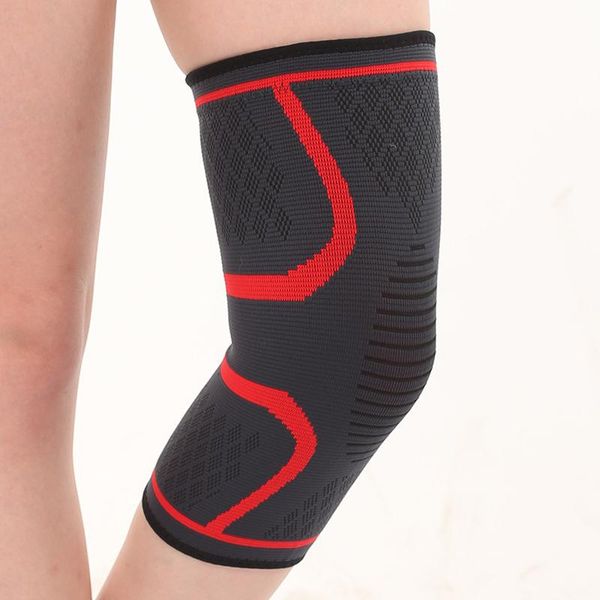 

pcs sports knee pads nylon elastic breathable protector sport safety support brace for running fitness hiking cycling elbow &, Black;gray
