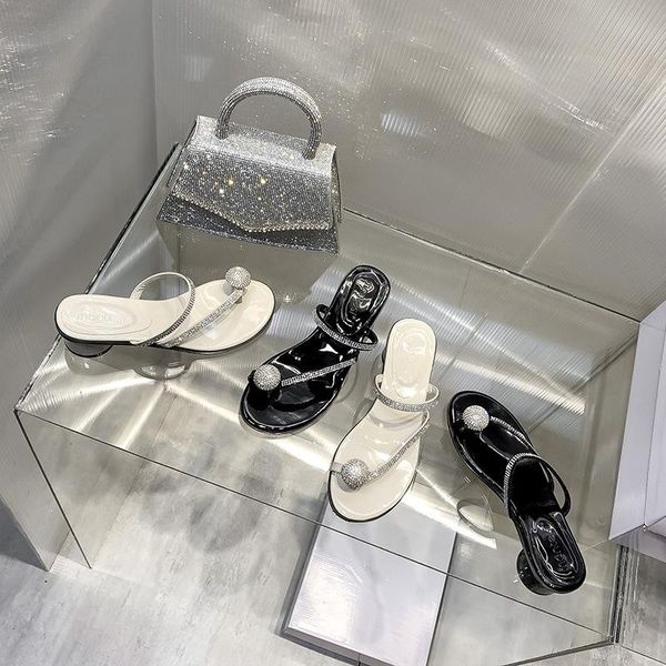 

slippers shoes med fabric pu basic rome hoof heels, Black