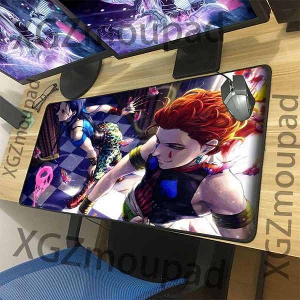 

mouse pads & wrist rests xgz customized large office computer desk mat lock edge cold killer hisoka gaming pad non-slip 900x400/900x3