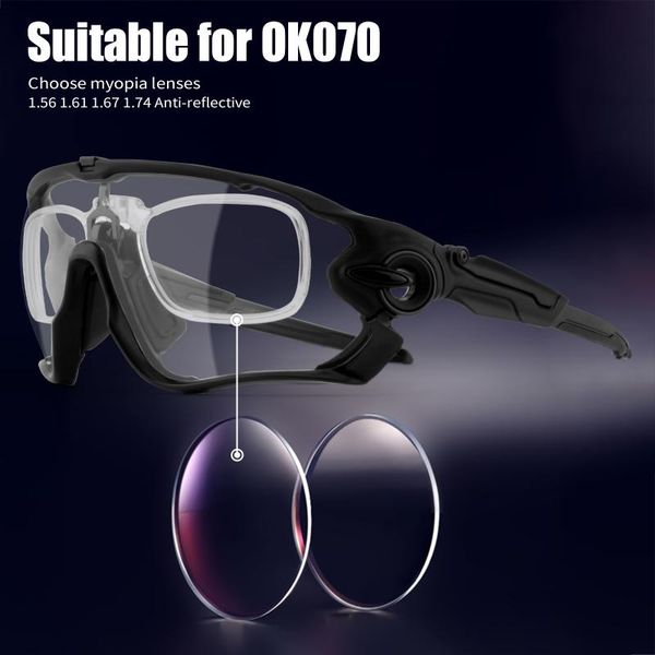 

outdoor eyewear for 070 style prescription 1.56 1.61 1.67 1.74 aspheric optical lenses myopia frame cycling glasses mtb sunglasses bike