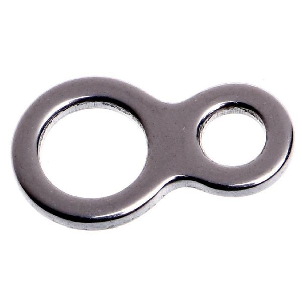 

10pcs fishing butterfly jigging stainless steel figure 8 solid ring assist hook accessories