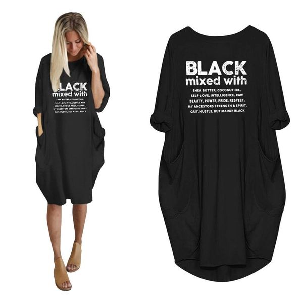 

casual dresses plus size 5xl ladies fashion letter print woman midi dress short sleeve o neck beach party club robes vestidos mujer d4, Black;gray
