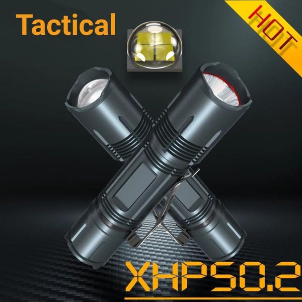 

other led lighting xhp50.2 powerful 18650 rechargeable usb tactical torch light portable waterproof hunting lantern
