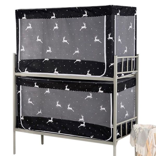 

mosquito net summer student bed curtain dormitory light cover zipper up down protection children home decoration