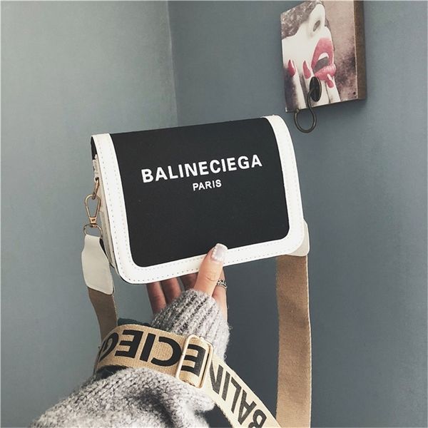 

outlet sale 80% off bag women 2022 autumn new style small square fashion wide shoulder belt single bag women's versatile messenger canv