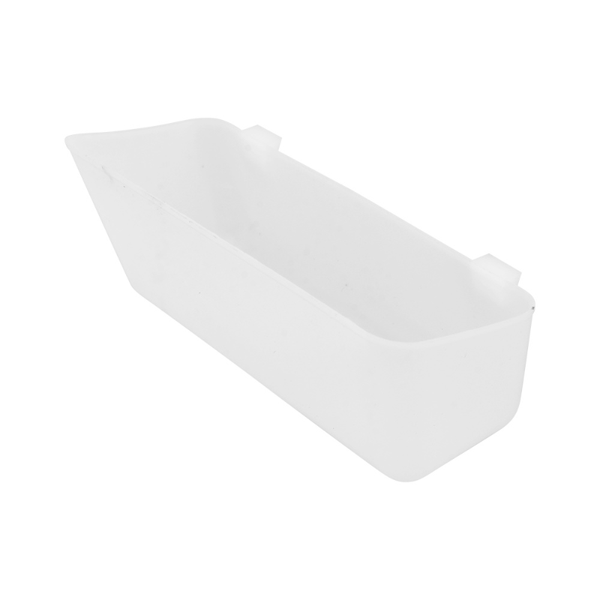 

bird cages 10pcs pigeon feeder cage food trough anti-spill box (white)