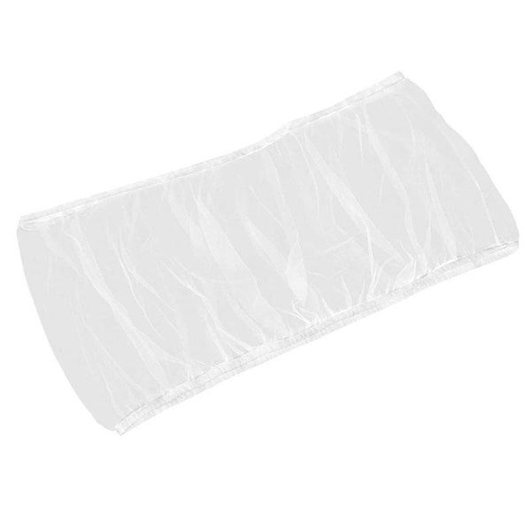

bird cage cover seed catcher mesh net skirt guard (white-l) cages
