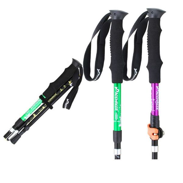 

trekking poles stick walking folding canes hiking outdoor camping adjustable