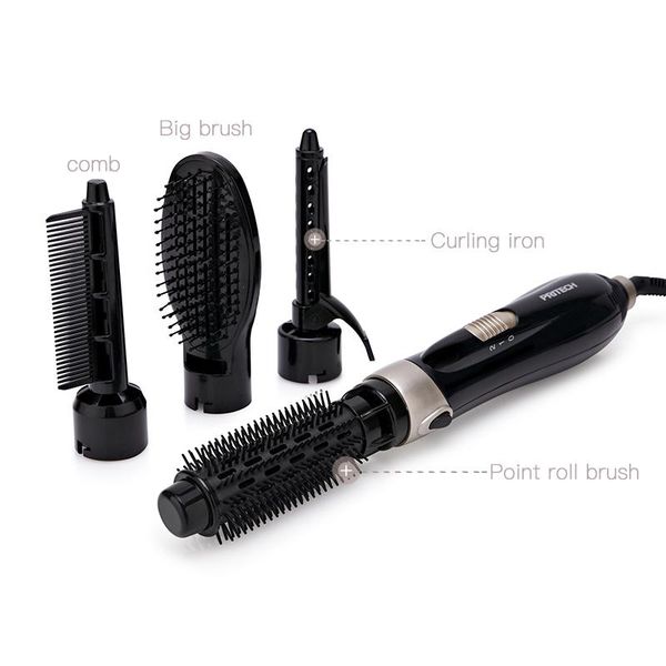 

electric hair brushes air comb straightener 4 in 1 dryer brush curler iron styling tool reduce frizz and static anti-scal