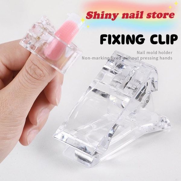 

cuticle pushers 5pcs nail tips clip quick building uv builder gel assistant tool diy manicure plastic extension clamp sngj4