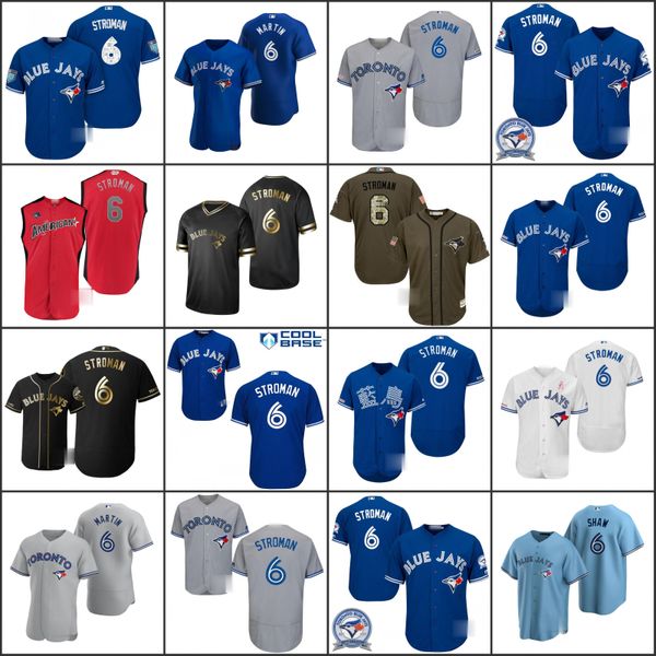 

toronto blue jays men 6 travis shaw women youthjerseys, Black;red
