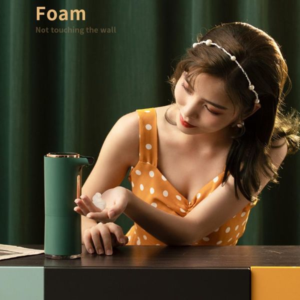 

liquid soap dispenser infrared induction foam practical automatic no touch sensor bubble machine smart spray disinfect for home