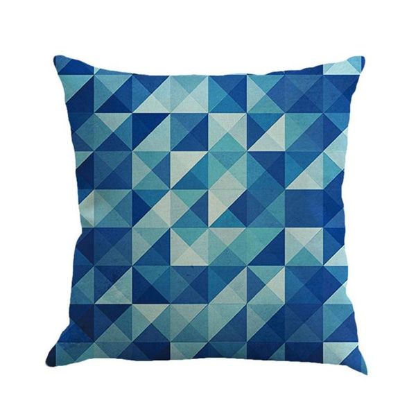 

pillow case geometry painting linen throw home decorate c0509cushion