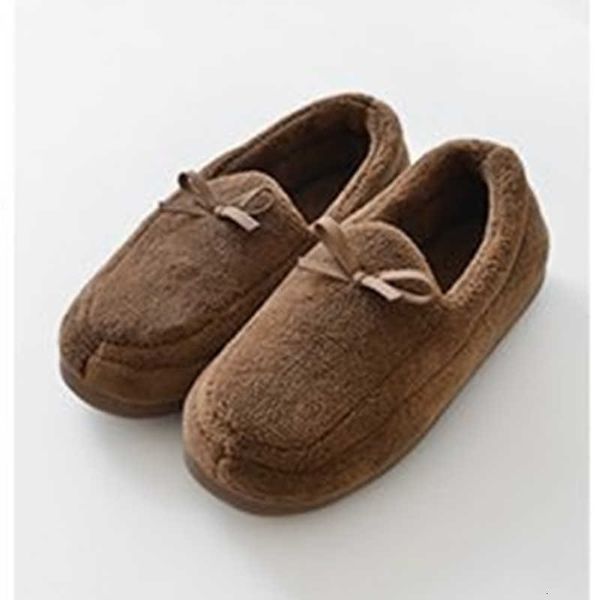 

slippers women's keep warm plush furry lovely bow house woman soft sole indoor comfy shoes st2n, Black