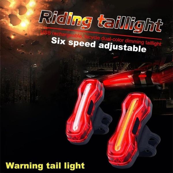

bicycle light 120 lumens bike taillight usb rechargeable waterproof mtb led back cycling tail lamp rear night y8p8 lights