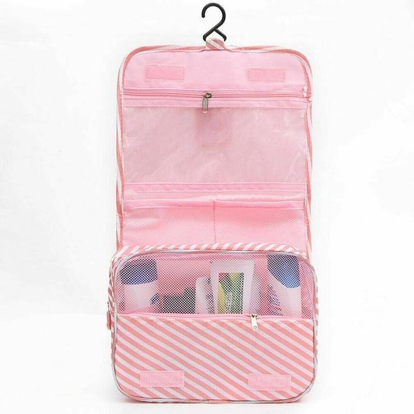 

cosmetic bags & cases women travel bag makeup hanging folding toiletries organizer waterproof storage neceser bathroom toiletry wash