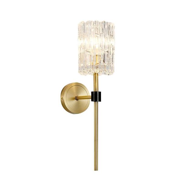 

luxury design crystal wall lights modern sconce ac110v 220v gold wandlamp home lighting lamp