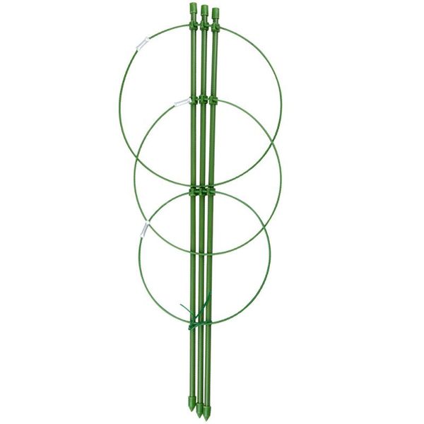 

decorative flowers & wreaths plant support cages vine trellis triple plastic pillar plants holder stand pot tomato