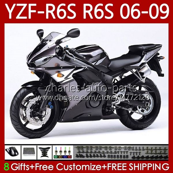 Motorfietsbeurt voor Yamaha YZF R6 S 600 CC YZF600 YZF-R6S 2006 2007 2009 2009 Body 96No.150 YZF-600 600CC YZFR6S 06-09 YZF R6S 06 07 08 09 OEM Bodywork Gliched Gray Gray Gray Gray Gray Gray Gray Gray Work Graywork Gy