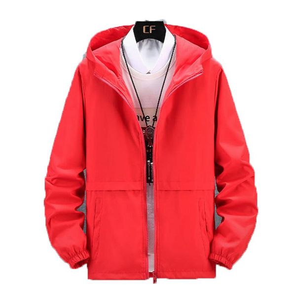 

women's jackets 2021 couples jacket women spring autumn red black pink plus size 7xl loose korean fashion casual hooded thin light coat, Black;brown