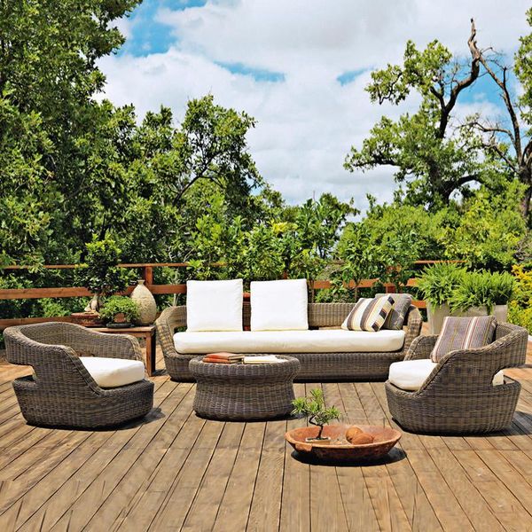 

outdoor rattan chair small sofa furniture balcony courtyard home stay garden weaves 3 sets rural combination camp
