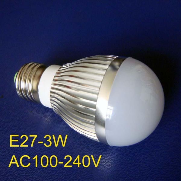 

bulbs e27 3w led lamp 5pcs/lot