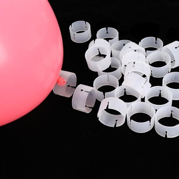 

party decoration 25/50pcs balloon wedding decor arch stand connectors clip ring buckle birthday