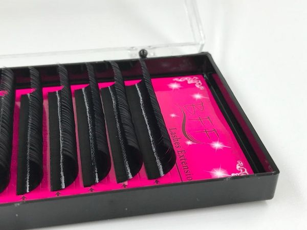 

brand eyelashes 0.07 c d (8-16mm) bright, synthetic mink ,single grafting, makeup , individual extension1