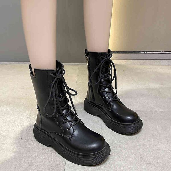 

boots women ankle boots luxury chelsea chunky winter shoes platform slip in heel designer boot quxm, Black