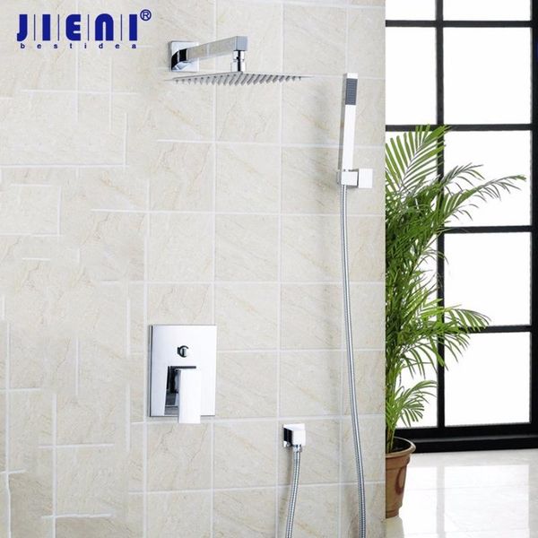 

inch ultrathin rainfall shower head bathroom rain bathtub chrome basin sink set torneira tap mixer faucet sets
