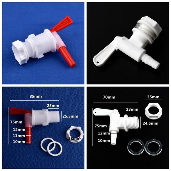 

watering equipments 2~20 pcs water tank plastic valves irrigation system drainage tube faucet fish connector fittings outlet of storage