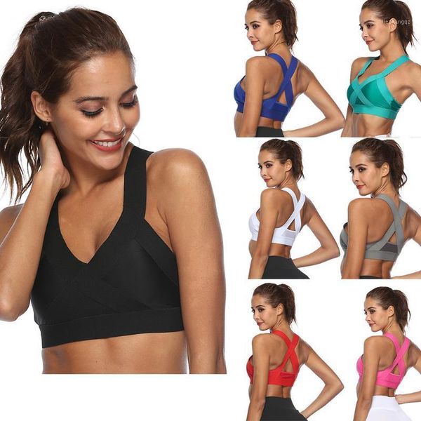 

yoga outfit seamless push up bra women sports bras breathable wirepadded fitness gym workout