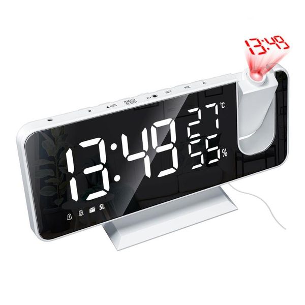 

other clocks & accessories led radio projection alarm clock two sets of acrylic mirror high definition red