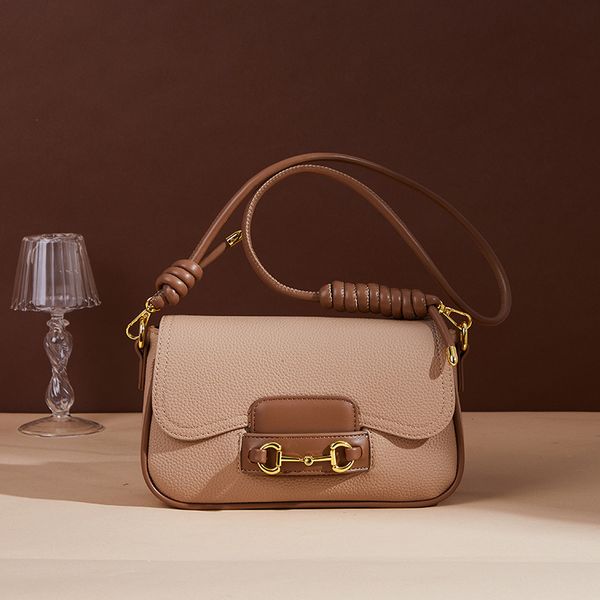 

new fashion autumn and winter of european soft leather half chain belt is good for matching armpit small square bag handbags sale