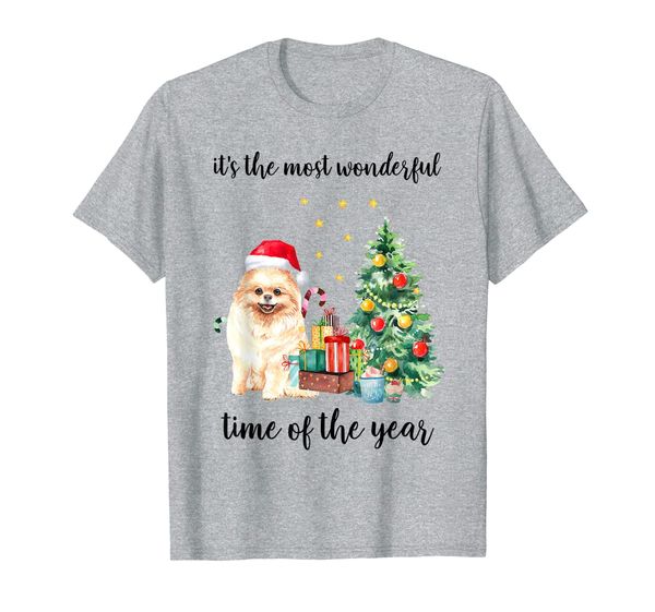 

It' The Most Wonderful Time Of The Year Pomeranian Fall T-Shirt, Mainly pictures