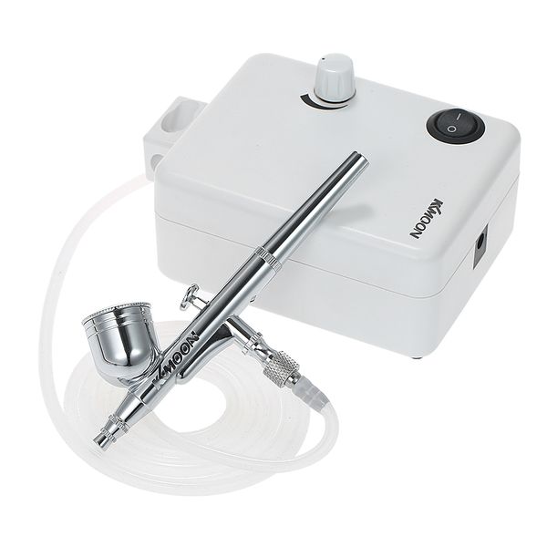 

dual action airbrush air compressor set gravity feed air brush kit spray gun sandblaster for art painting tattoo craft nail cake