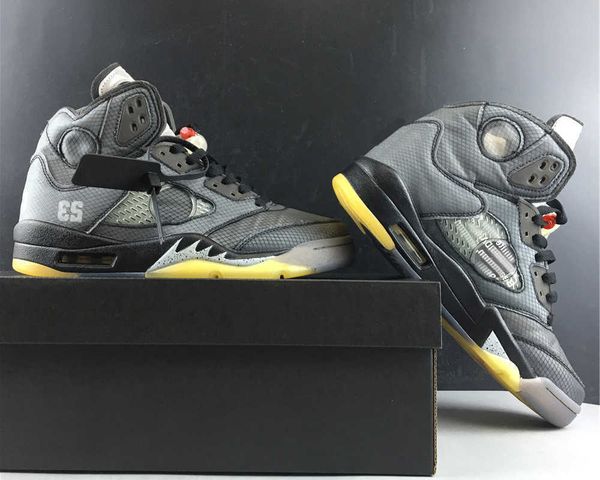 

grey black basketball shoes 5s mens jumpman 5 fashion sneakersz4ni