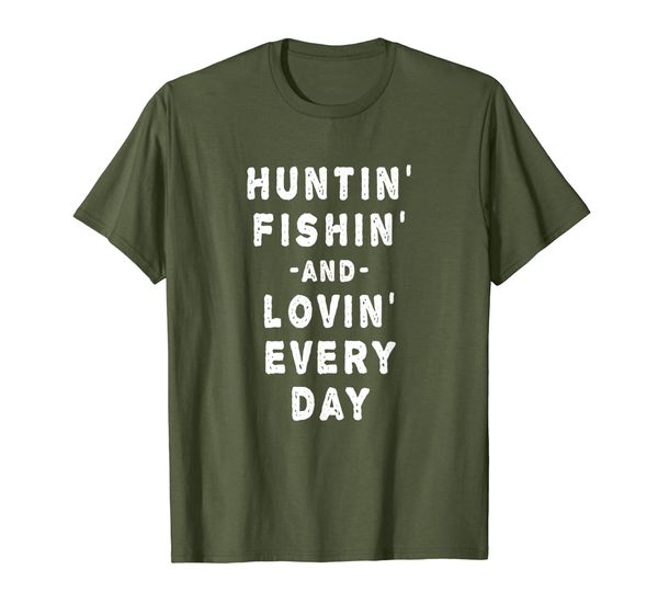 

Mens Hunting fishing and loving every day T-shirt, Mainly pictures