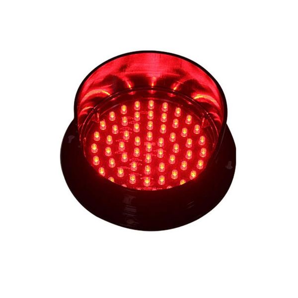 

customized 125mm traffic lamp red color led signal for school teaching light