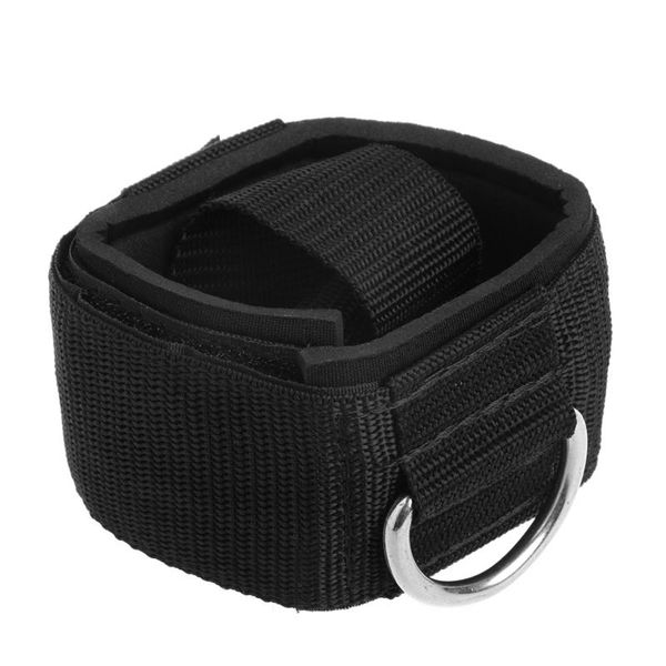 

ankle support d-ring strap gym foot cable attachment thigh leg pulley weight lifting, Blue;black