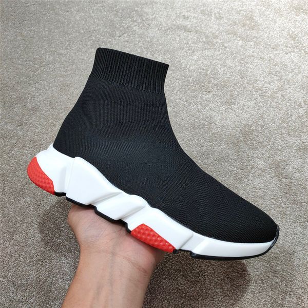 

mens designers running shoes man knit trainers high ankle runners boots man woman jogging walking sneakers black white red platform jogging