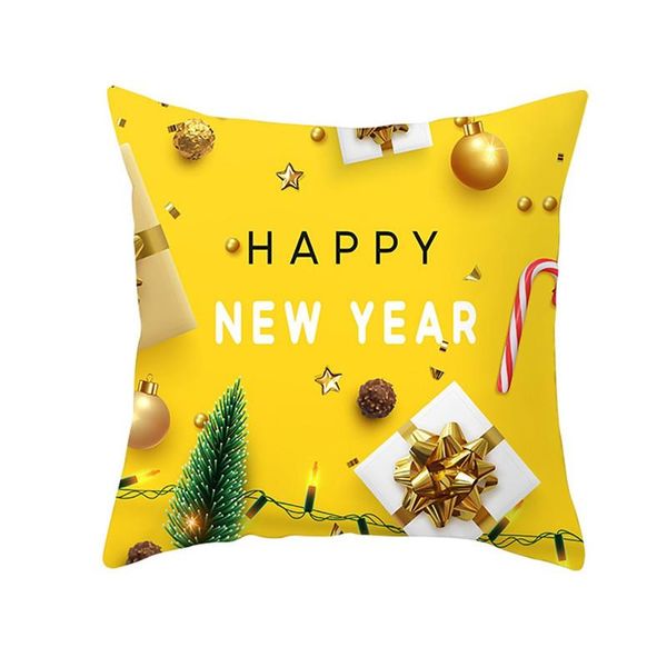 

pillow case christmas glitter polyester throw home poszewka na poduszki silk pillowcase #3s19