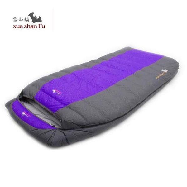 

down sleeping bag double winter cold weather fill 3000g 4000g 5000g tourism camping equipment couples bags