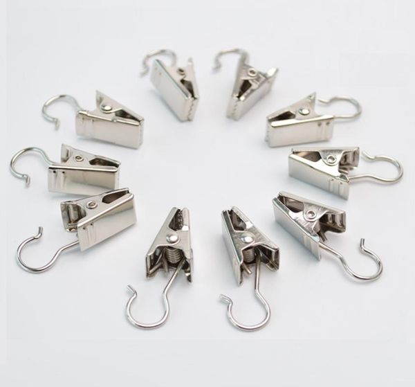 

clothing & wardrobe storage 20pcs\set stainless steel curtain clips on hook hanging clothes peg laundry clip hanger organization